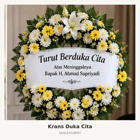 Krans Bunga Duka Polewali Mandar